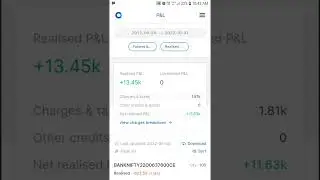 Weekly profit and loss statement starting from 24th September 2022