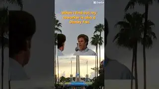 Disney turns coworkers into best friends #gif #memes #funny #lol #disney #disneyworld #willferrel