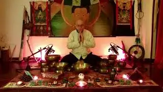 Pratica del mattino con le campane tibetane