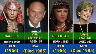 The Ten Commandments 1956 Cast Then And Now