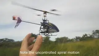 Effect of flybar decay - Helicopter stability