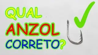 Qual o ANZOL CORRETO para pesca de PRAIA