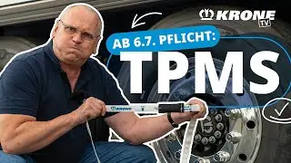 Das musst du über das Reifendruckkontrollsystem (TPMS) im Trailer wissen. | KRONE TV