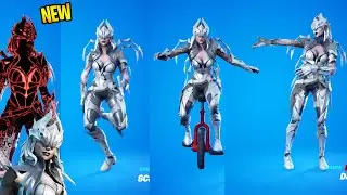 * New * Leaked Corrupted Arachne skin Combos, Showcase with popular Emotes | Corrupted Legends Pack