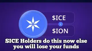 Do this now if you hold $ICE in your wallet