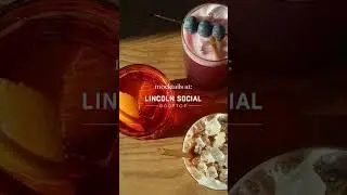 Mocktails at Lincoln Social, crafted with Crew Barware ✨