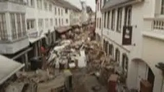 Flood ravages town in German wine valley