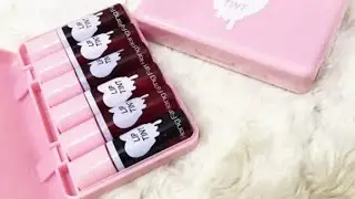 Heng fang lip tint demo🥰🥰