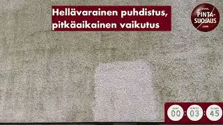Julkisivut puhtaaksi hell&auml;varaisesti, pitk&auml;vaikutteisesti
