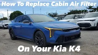 Как заменить салонный воздушный фильтр на вашем Kia K4