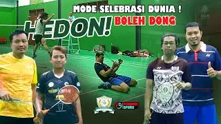 HEDON CELEBRASI MODE PEMAIN DUNIA.. MANTAP | PB PERDANA | SABAR/MUR VS RYAN/RAHMAN | ZSC Badminton