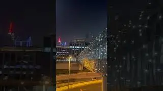 Dubai Night Magic! ✨ This Illuminated Bridge Is The Most Viral Spot! (MUST SEE)