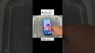 Redmi note 10 Pro water test #redmi #water #bhfyp #iphone #subscribe #youtubeshorts #youtube #new