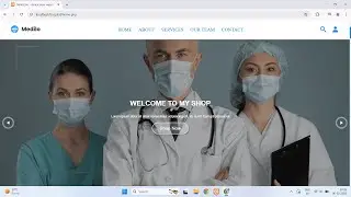 5.Creating services page & team section page (hospital management : HTML, CSS, JS, PHP & MySQL)