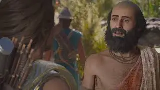 Assassin's Creed Odyssey killing fools on a horse PS5