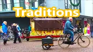 Traditional Dutch Walk. Street organ. Draaiorgel. Barrel organ. Holidays. Live sound and music.