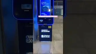 An Automatic Currency Exchange in Madrid, Spain