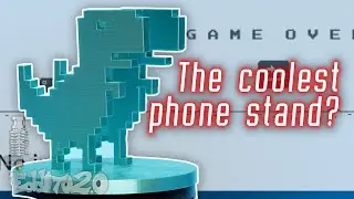 Awesome 3D printed Dinosaur Phone stand - useful prints!