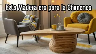 ✅ De Retales de madera a Mesa de Dise&ntilde;o Org&aacute;nico 
