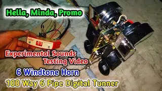 Hella | Minda | Promo | 6 Windtone Horn With 6 Pipe Air Pressure Horn Tunner | 100 Tone | 2021