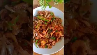 yummy dried shrimp dish 🦐🍤😋|dried prawns recipe|how to cook dried shrimps| #fypシ#food#yummy