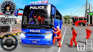 US Prisoners Transport Police Bus Driver - Ultimate Cop Driving Simulator 3D : Android GamePlay #2