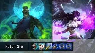 Brand Bot VS Morgana | S8 | High Elo 3v3 Twisted Treeline Ranked Gameplay