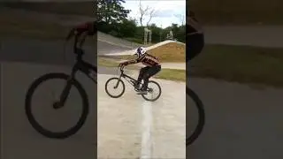 First and last straight practice #bmxracing  #bmxtraining