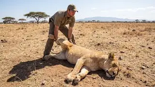 The Man Found a Lioness — When He Approached Her, Something Shocking Happened