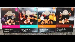 Mrs Tilly&rsquo;s Scottish Confectionery Homestyle Fudge Rum & Raisin, Belgian Chocolate,Orange & Original