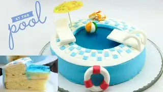 Swimming Pool-Torte / Pool-Torte / Pool Cake / Swimming Pool Cake selber machen