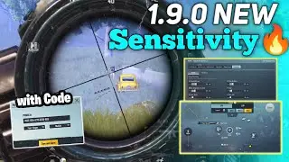 BEST SENSITIVITY NO GYROSCOPE AFTER NEW UPDATE 1.9.0 | PUBG SENSITIVITY SETTINGS | #sensitivity