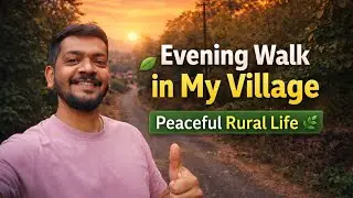 Evening Walk in Konkan Village | Nature, Silence & Peace | Dilip Satam