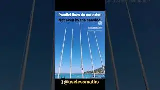 Parallel lines do not exist, not even by the seaside! #Tourismath#italy #italia #tuscany #argentario