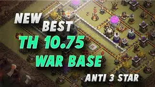 New Best TH10.75 Anti 3 Star War Base #5 | Without EA Only | Clash Of Clans | 2017 |