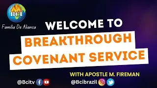 #BCI SUNDAY BREAKTHROUGH COVENANT SERVICE || WITH APOSTLE MALIK FIREMAN || 04-08-2024