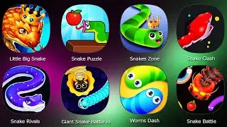 Little Big Snake,Snake Clash,Snake Puzzle,Snakes Zone,Snake Rivals,Giant Snake Battle io,Worms Dash