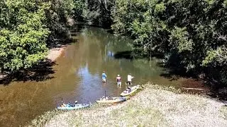 KAYAK FISHING A TINY RIVER FOR SPOTTED AND COOSA BASS