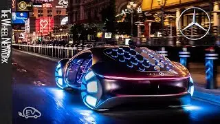 Mercedes-Benz Vision AVTR Driving at the Las Vegas Strip