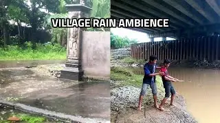 Evening Rain Ambience | Village Rain Sounds for Sleeping