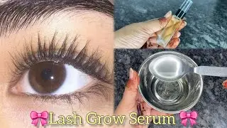 LASH GROW SERUM AT HOME 28 DAYS CHALLANGE FOR THICKER FULLER LASHES 