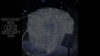 Solar Rope Lights Outdoor Waterproof LED String Lights 8 Modes for Garden Decoration Wedding Porch P