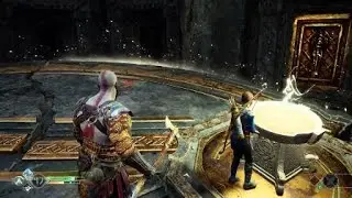 God of War magical energy lift scene - Give me god of war difficulty 1/3