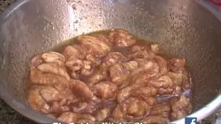 Alligator, marinated and grilled, The Outdoor Kitchen Show