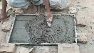How to make Slab For Grave | How to make Tombstone for Grave | Making Cement Head stone