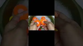 Satisfying Video ASMR | Relaxing Throw Pumpkin into Bubble Pool #mrlokacooking #asmr #shorts