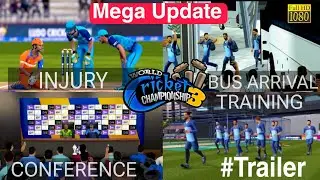 WCC 3 Mega Update Trailer | Press Conference | New Injury, Bus Arrival, Gym Training | Android & iOS