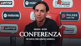 CONFERENZA STAMPA | Le parole di Mister Nesta prima di Monza - Inter