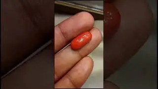 Natural Marjan Stone, Red Coral Stone, Unheated Untreated Coral Loose Stone