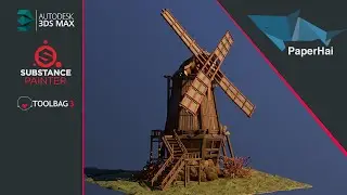 Creating Game Ready Windmill's Model - Free on Sketchfab
